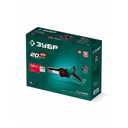 ПЦА-2010 Мини-пила цепная аккумуляторная ЗУБР 20 В, 100 мм шина, без АКБ (LMS)