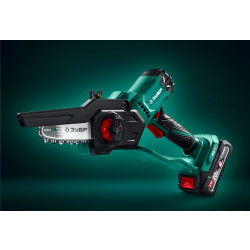 ПЦА-2010 Мини-пила цепная аккумуляторная ЗУБР 20 В, 100 мм шина, без АКБ (LMS)