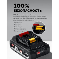 ПЦБ-2015 Мини-пила цепная аккумуляторная ЗУБР 20 В, 150 мм шина, без АКБ (LMS)