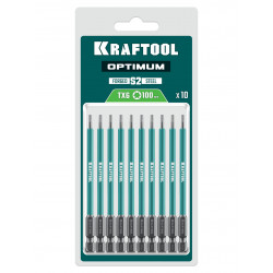 26126-6-100-S10 Биты KRAFTOOL OPTIMUM TX 6, 100 мм, 10 шт