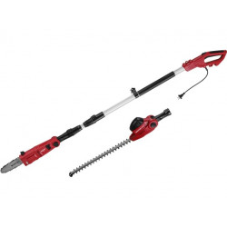 Высоторез WORTEX PS 2001 + насадка-кусторез в кор. (750 Вт, шина 8