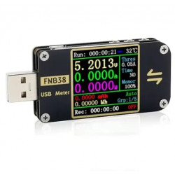 USB тестер тока и напряжения FNIRSI FNB38