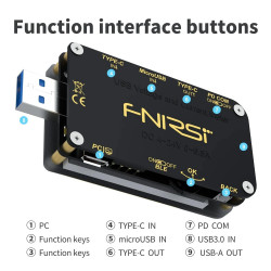 USB тестер напряжения и тока FNIRSI FNB48S