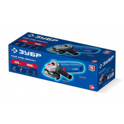 Одноручная УШМ ЗУБР УШМ-П125-1800 ПСТ 1800 Вт, d125 мм, Профессионал