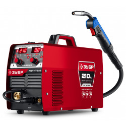 Полуавтомат сварочный ПСГ-М7-210 ЗУБР СИНЕРГИЯ, MIG / MAG, FCAW, MMA, TIG, 210 А, с газом / без газа, горелка ПСГ-220