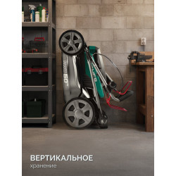 Самоходная газонокосилка аккумуляторная ГКЛ-4050-42 бесщеточная ЗУБР 40 В (2x20В), 500 мм, 2 АКБ LMS (4 Ач)