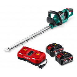 Кусторез аккумуляторный бесщеточный КРА-4061-42 ЗУБР 40 В (2x20В), 610 мм, 2 АКБ LMS (4 Ач)