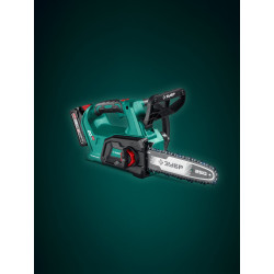 Пила цепная аккумуляторная ПЦБ-2025-21 ЗУБР 20 В, 250 мм шина, 1 АКБ LMS (2 Ач)