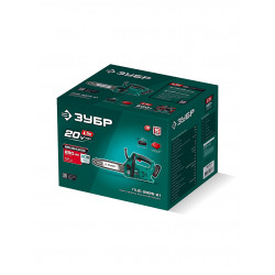 Пила цепная аккумуляторная ПЦБ-2025-21 ЗУБР 20 В, 250 мм шина, 1 АКБ LMS (2 Ач)