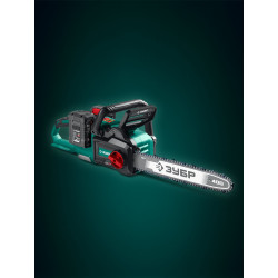 Пила цепная аккумуляторная ПЦБ-4040-42 ЗУБР 40 В, (2x20В), 400 мм шина, 2 АКБ LMS (4 Ач)