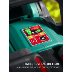 Пила цепная аккумуляторная ПЦБ-4040-42 ЗУБР 40 В, (2x20В), 400 мм шина, 2 АКБ LMS (4 Ач)