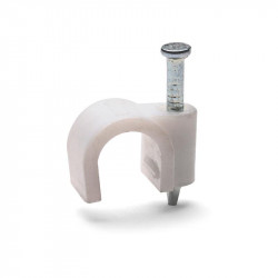 103935 Скоба пластиковая СПК 8 (50шт) Fortisflex