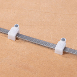 103942 Скоба пластиковая СПП 8 (50шт) Fortisflex