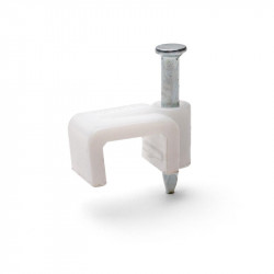 103942 Скоба пластиковая СПП 8 (50шт) Fortisflex