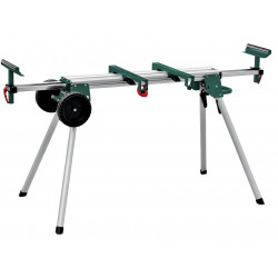 38782-2 Алюминиевый мобильный стол KRAFTOOL MSA-1200 U, (1120-2650)х765х970 мм, для торцовочных пил с ручкой и колесами