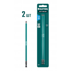 26124-2-200-2 KRAFTOOL OPTIMUM PZ 2, 200 мм, 2 шт, биты (26124-2-200-2)