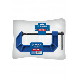 32245-150_z03 ЗУБР ПСС-150, 150 мм, чугунная струбцина тип С (G-образная), Профессионал (32245-150)