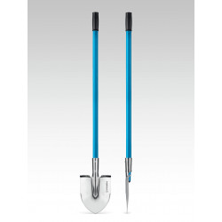 421827 GRINDA WS-2 лопата дамская штыковая остроконечная, 200х160х1200мм, алюминиевый черенок, PROLine (421827)