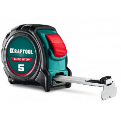 3412-5-25_z01 Профессиональная рулетка с автостопом KRAFTOOL AutoStop 5м х 25мм
