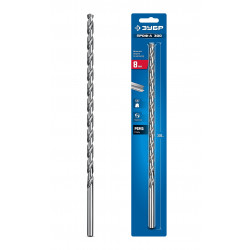29624-8-300 ЗУБР ПРОФ-А 300 (8х300 мм, Р6М5) длинное сверло по металлу, класс А (29624-8-300)