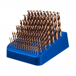 29626-H91 ЗУБР КОБАЛЬТ, 91 шт, (1-10/0,1 мм), сталь Р6М5К5, класс А, пласт.бокс, набор сверл по металлу, Профессионал