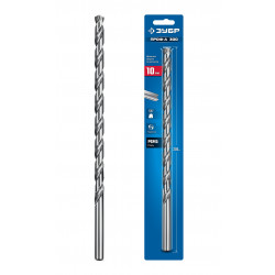 29624-10-300 ЗУБР ПРОФ-А 300 (10х300 мм, Р6М5) длинное сверло по металлу, класс А (29624-10-300)