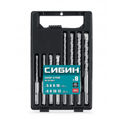 29312-H8_z01 СИБИН 8шт набор буров SDS-plus