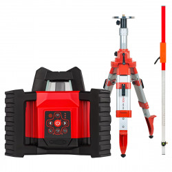 133528 Комплект: ротационный нивелир RGK SP-312 + штатив RGK SH-170 рейка RGK LR-2