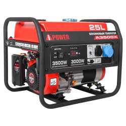 Бензиновый генератор A-iPower A3500X + транспортировочный комплект A-iPower A