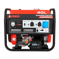 Бензиновый генератор A-iPower A8000EAX + блок автозапуска A-iPower 230 В 50 А