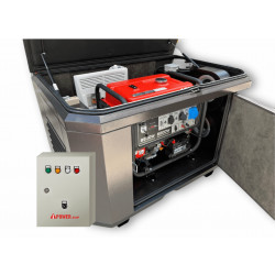 Бензиновый генератор A-iPower A7500TEA в супертихом зимнем кожухе 1400SS RAL 7035