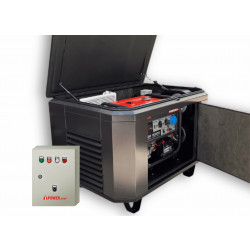 Бензиновый генератор A-iPower A7500TEA в супертихом зимнем кожухе 1400SS RAL 7035