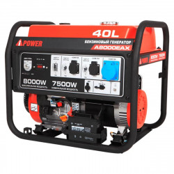 Бензиновый генератор A-iPower A8000EAX + блок автозапуска A-iPower 400 В 25 А
