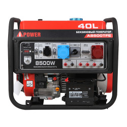 Бензиновый генератор A-iPower A8500TFE + блок автозапуска A-iPower 230 В 50 А
