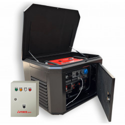 Бензиновый генератор A-iPower A7500TEA в тихом зимнем кожухе 1200 RAL 7024
