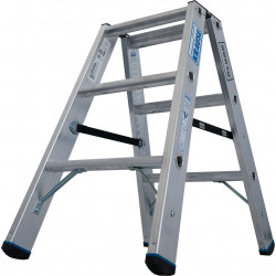 135100 Двухсторонняя стремянка STABILO 2x3 ступ., 225 кг KRAUSE