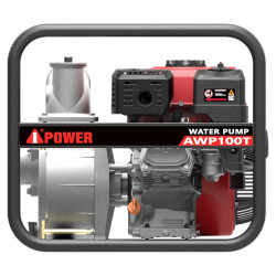 Бензиновая мотопомпа для грязной воды A-iPower AWP100T