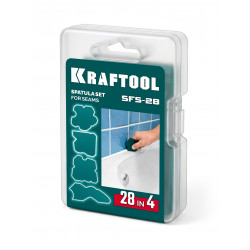 10121-H4 Набор специальных шпателей KRAFTOOL SFS-28 для формирования швов герметика