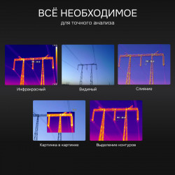 728806 Тепловизор RGK TL-640 Pro в комплекте с телеобъективом 6°