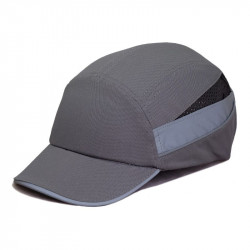 92211 Каскетка защитная RZ BIOT CAP серая (козырек 70 мм)