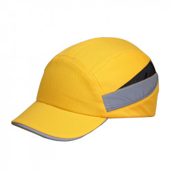 92215 Каскетка защитная RZ BIOT CAP желтая (козырек 70 мм)