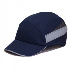 92218 Каскетка защитная RZ BIOT CAP синяя (козырек 70 мм)