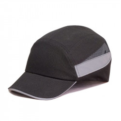 92220 Каскетка защитная RZ BIOT CAP черная (козырек 55 мм)