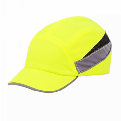 92221 Каскетка защитная RZ BIOT CAP сигнально-желтая (козырек 70 мм)