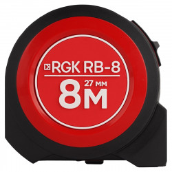723542 Рулетка RGK RB-8 с широкой лентой