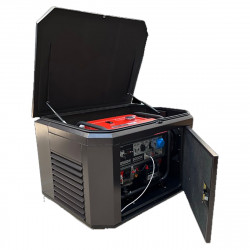Генератор A-iPower A8000EAX в супертихом зимнем кожухе 1400SS RAL 8019