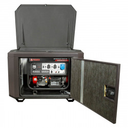 Генератор A-iPower A9000EAX в тихом зимнем кожухе 1200 RAL 8019