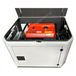Генератор A-iPower A8000EAX в тихом зимнем кожухе 1200 RAL 7035