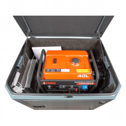 Генератор A-iPower A9000EAX в тихом зимнем кожухе 1200 RAL 7031