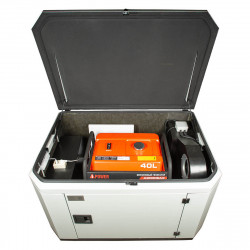Генератор A-iPower A9000EAX в супертихом зимнем кожухе 1400SS RAL 7035